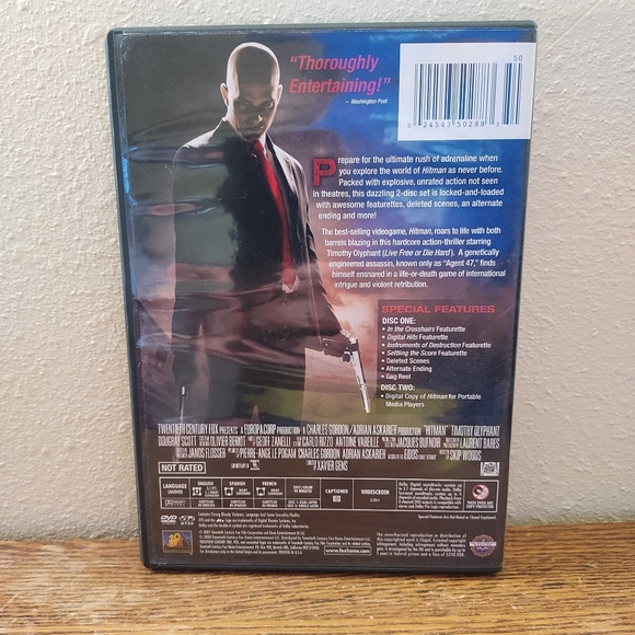 Hitman (DVD, 2007) Special Edition Pre-Owned Tested Working Great Movie - Picture 2 of 2